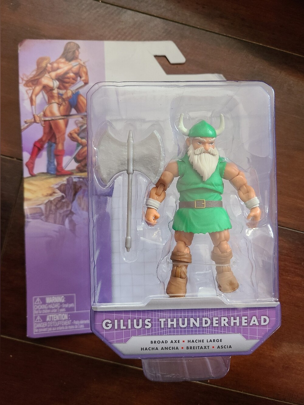 Jakks Pacific Golden Axe Gilius Thunderhead 4" Figure Sega 2025 NEW
